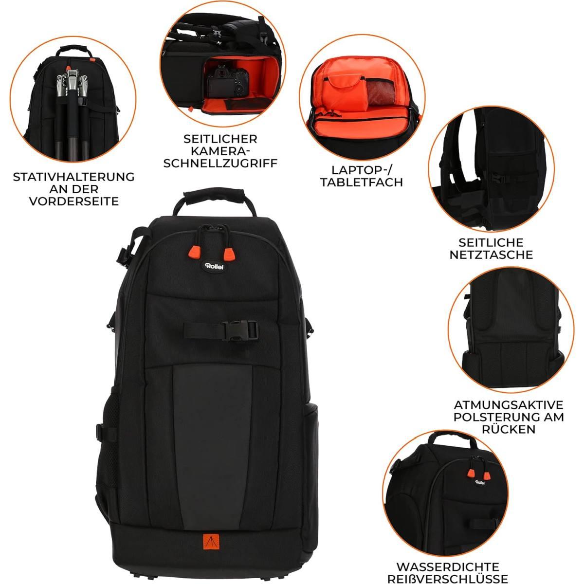 Zaino Rollei Fotoliner Ocean L nero