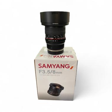 Usato Samyang 8MM f. 3,5 Per Sony  MAT. F117C0251