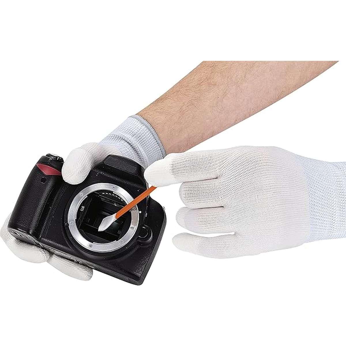 Rollei 27001 Set 12 pezzi per Pulizia Sensori per Fotocamere con Sensore APS-C, Arancione