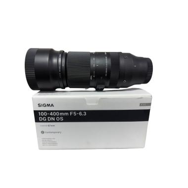 Usato Sigma 100-400mm f 5-6.3 DG DN OS L-mount - Matricola 58516577con mimetica in Omaggio
