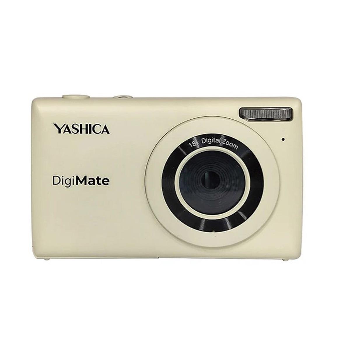 Yashica DigiMate Off White -  Fotocamera compatta 64 MP CMOS - Garanzia Italia