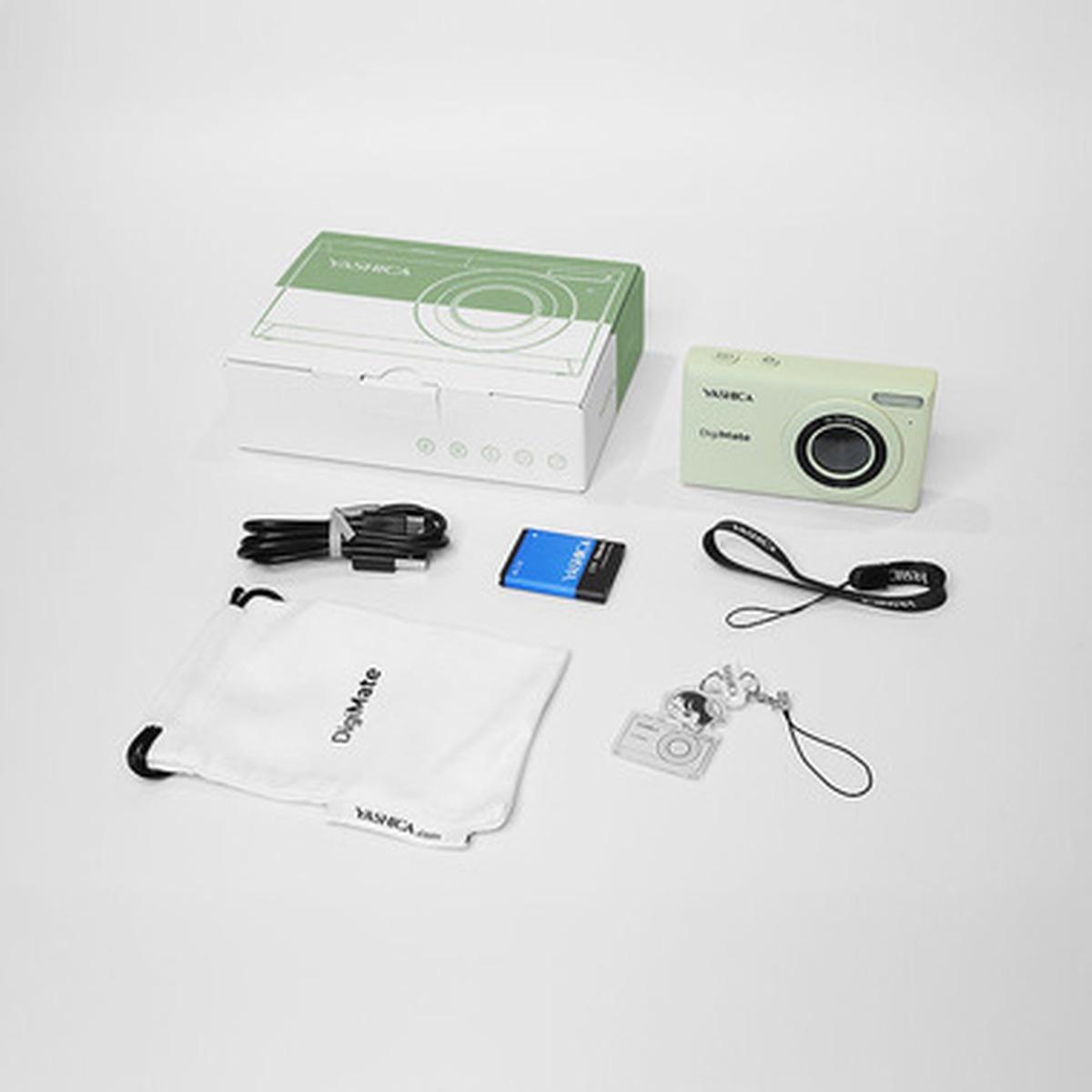 Yashica DigiMate Mint Green - Fotocamera compatta 64 MP CMOS - Garanzia Italia