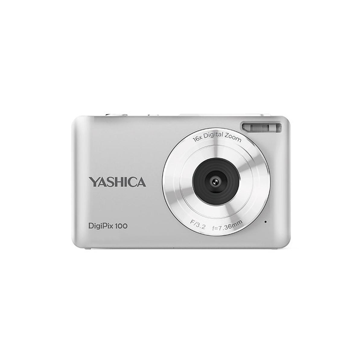 Yashica DigiPix 100 Silver - Fotocamera compatta 44 MP - Garanzia Italia