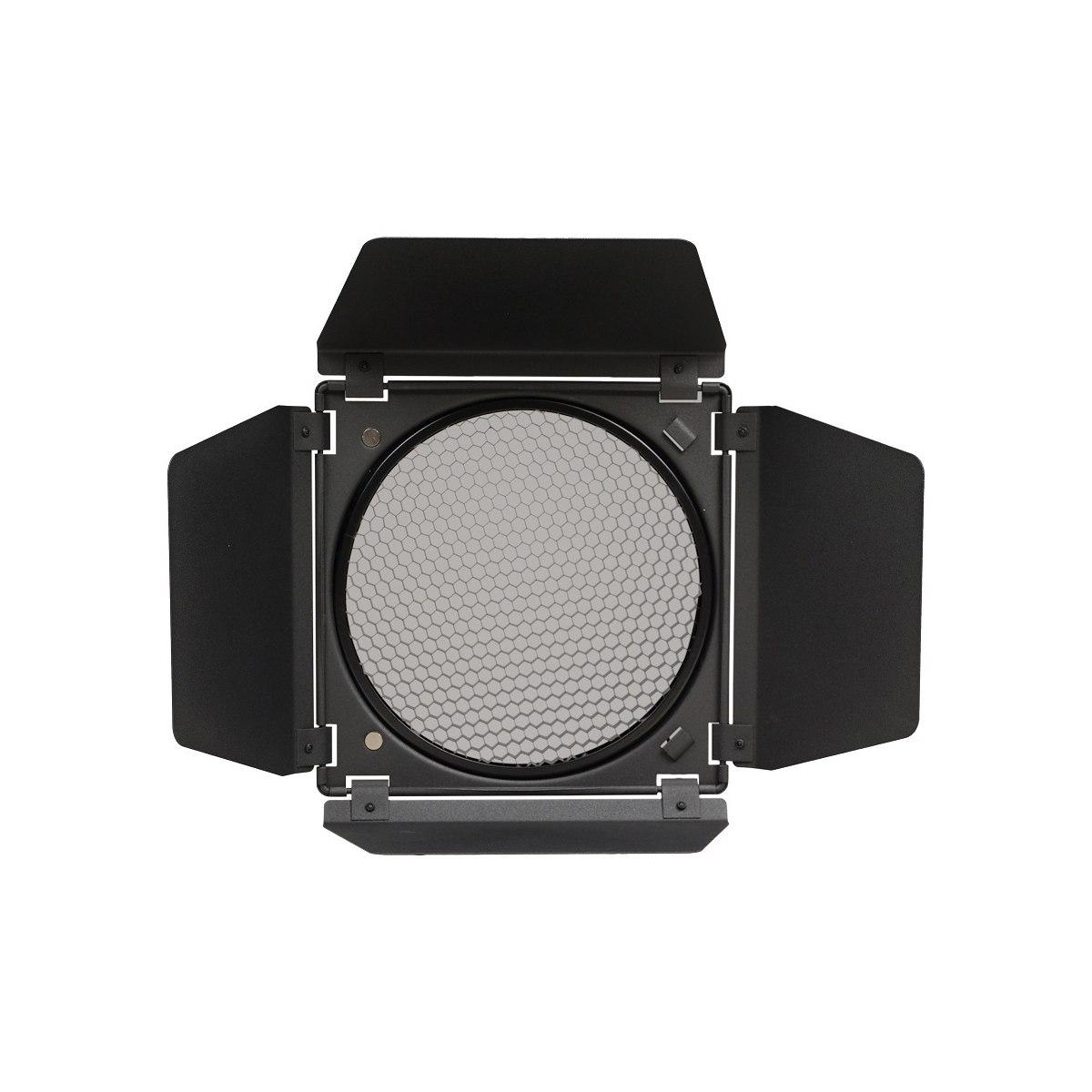 Nanlite barndoor for rf45 reflector