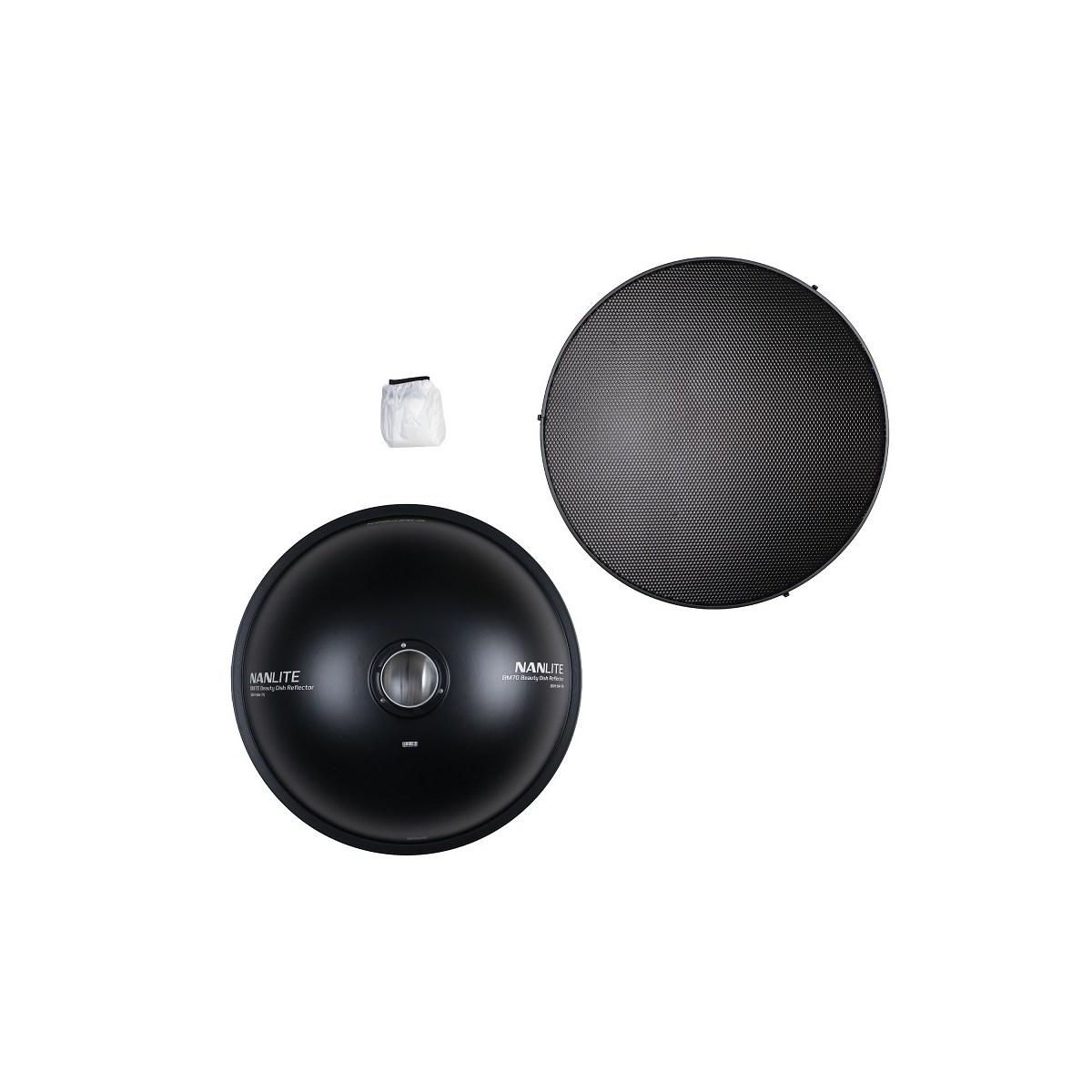 Nanlite bm70 beauty dish reflector