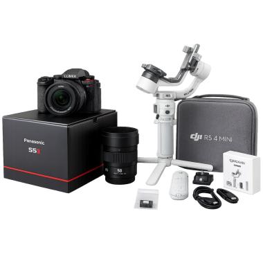 PANASONIC LUMIX S5 MII + 20-60mm F.3,5-5,6  + 50mm F 1.8+ DJI RS4 MINI COMBO