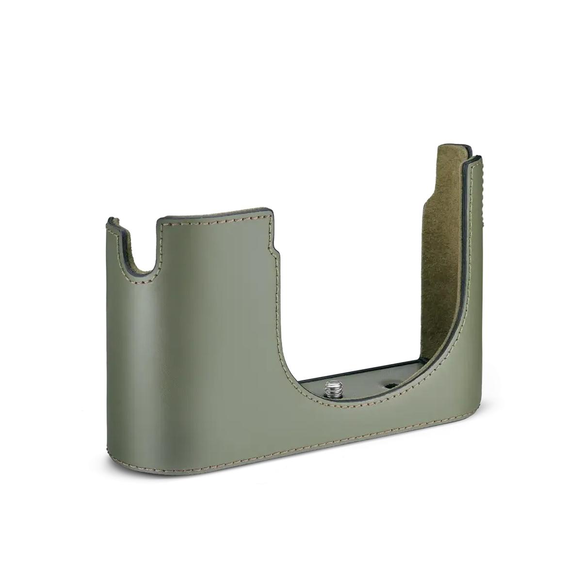 Leica Fondina Q3, pelle VERDE OLIVA