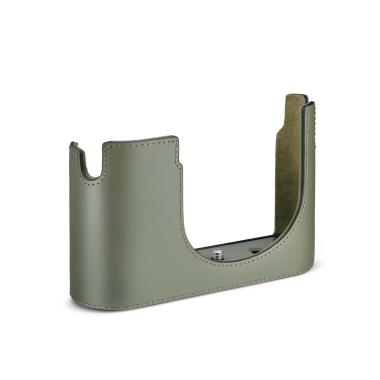 Leica Fondina Q3, pelle VERDE OLIVA