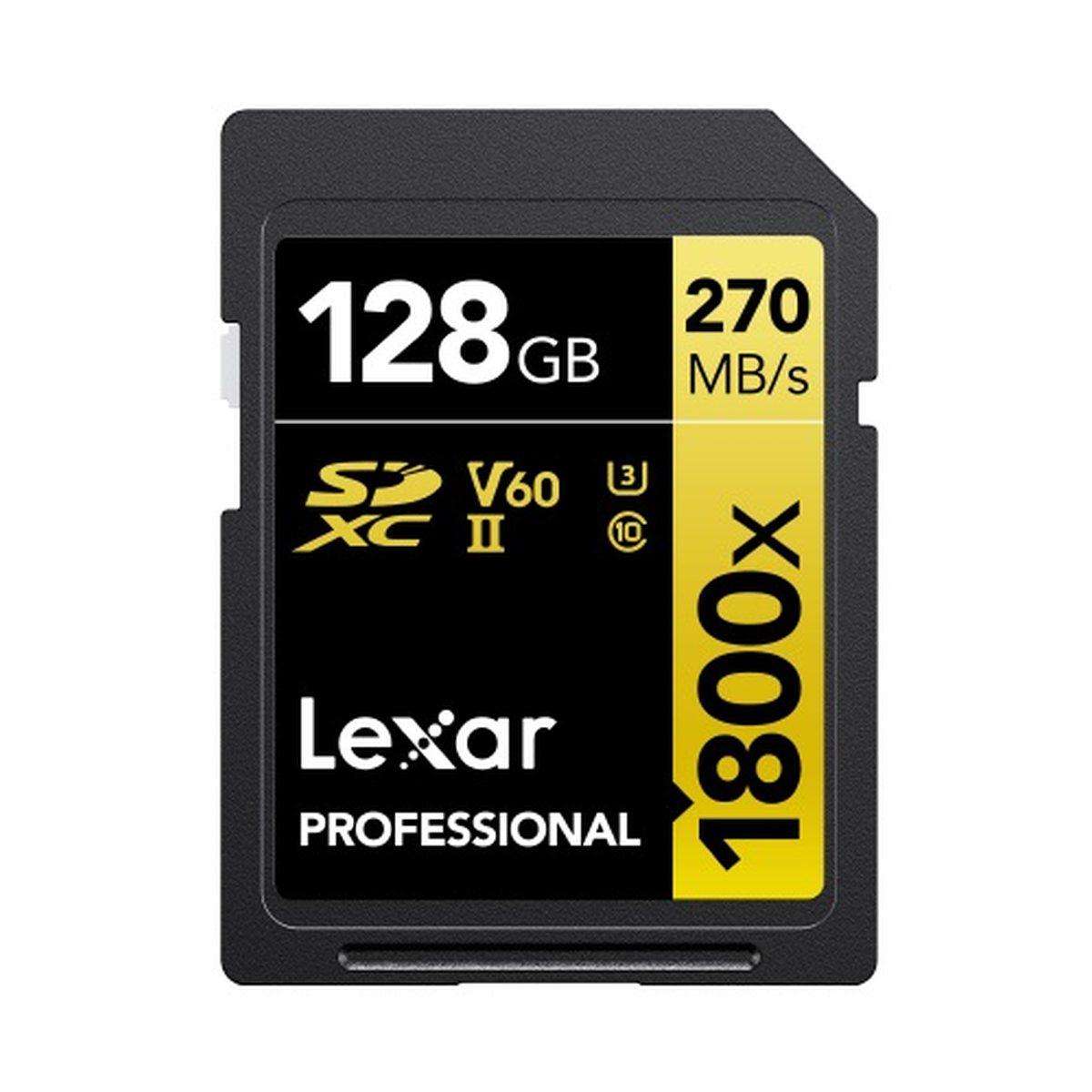 Card Lexar Sd Xc 128gb Professional 1800x