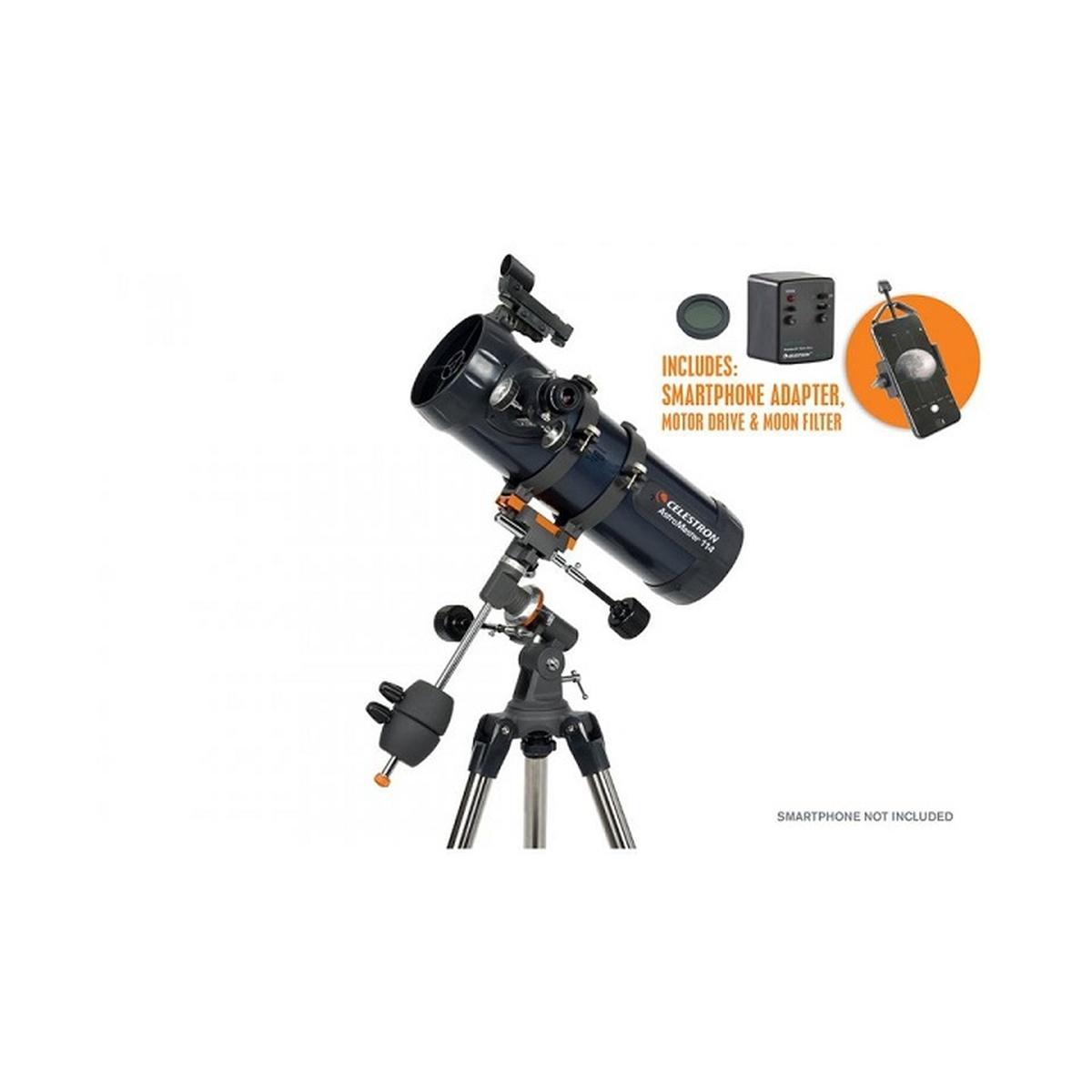 Telescopio Celestron Astromaster 114 Eq-Md Smart Ce32042
