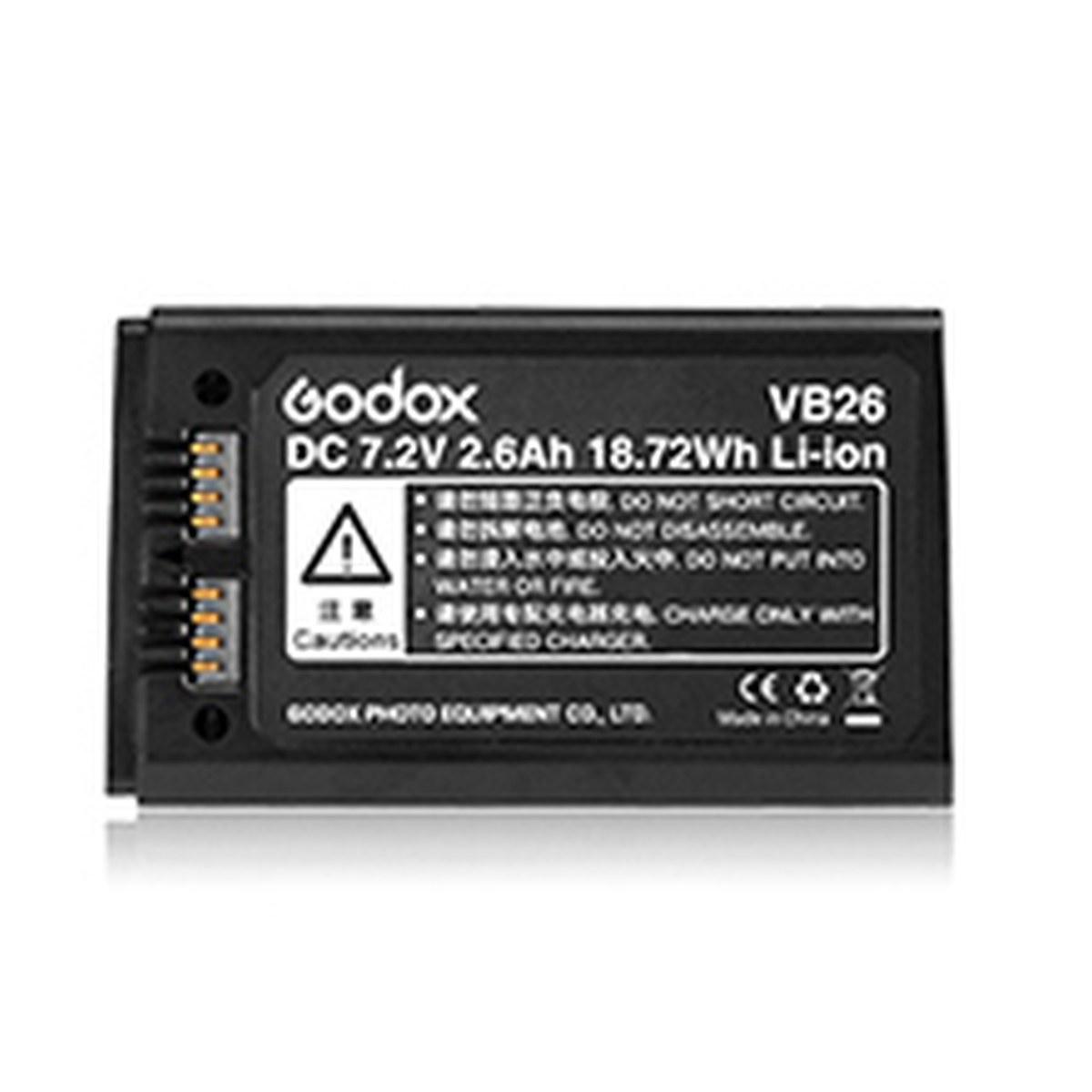 Batteria Godox Vb26 per Flash Godox V1.