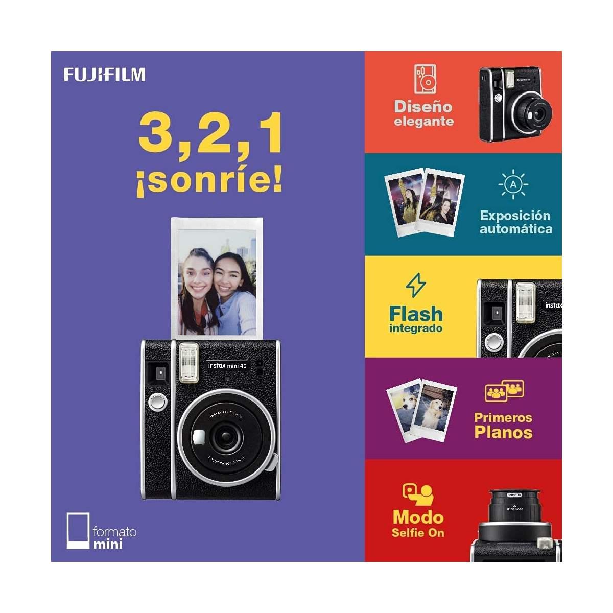 Fujifilm Instax Mini 40 Fotocamera Istantanea - Garanzia Fujifilm Italia 2 anni