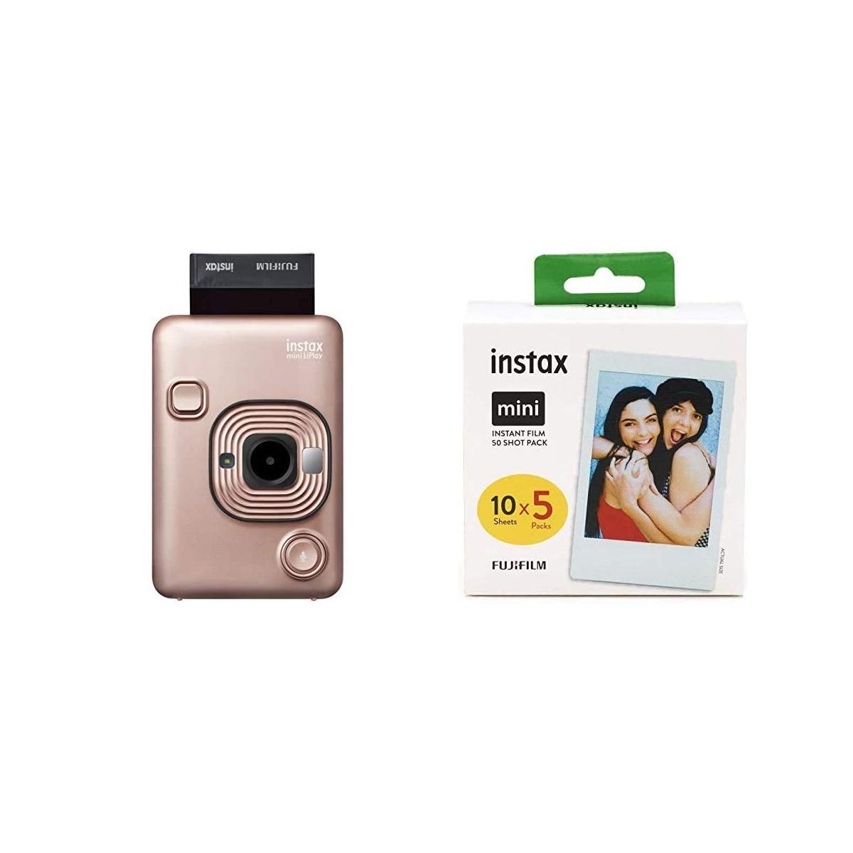Fujifilm Mini Liplay Blush Gold Ex D Fotocamera Istantanea - Garanzia Fujifilm Italia 2 anni