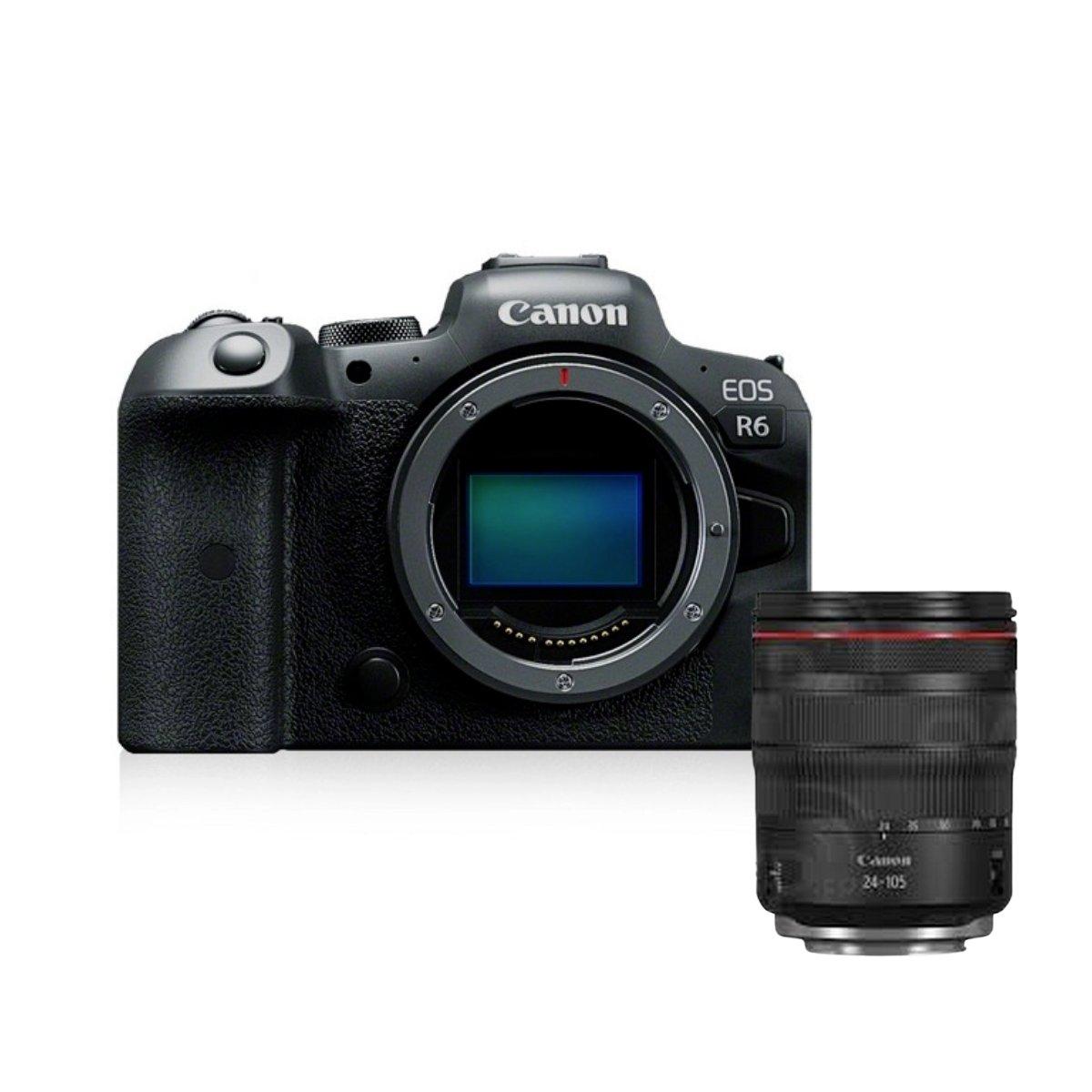 Canon Eos R6 + Rf 24-105mm F4-7.1 Is Stm - Fotocamera Mirrorless Full Frame - Garanzia Canon Italia