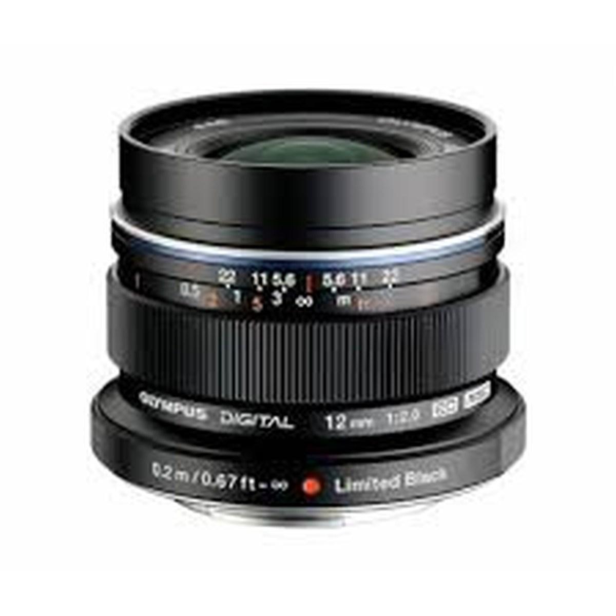 OM SYSTEM M.Zuiko Digital Ed 12mm 1:2.0 / Ewm1220 Black - Obiettivo micro 4/3