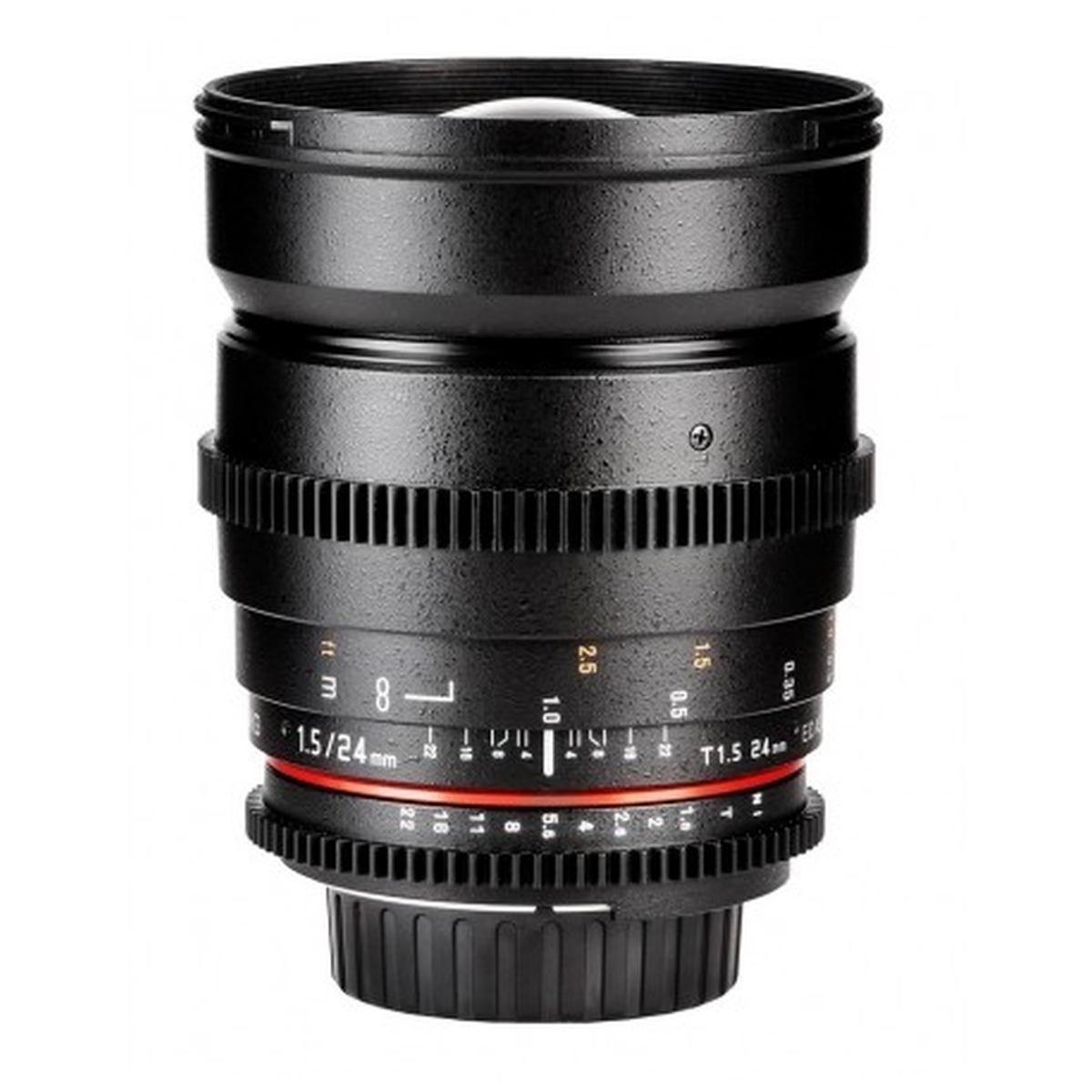 Samyang 24mm T1.5 Cine Vdslr Ed As If Umc Ii Sony E-Mount - Obiettivo Full Frame