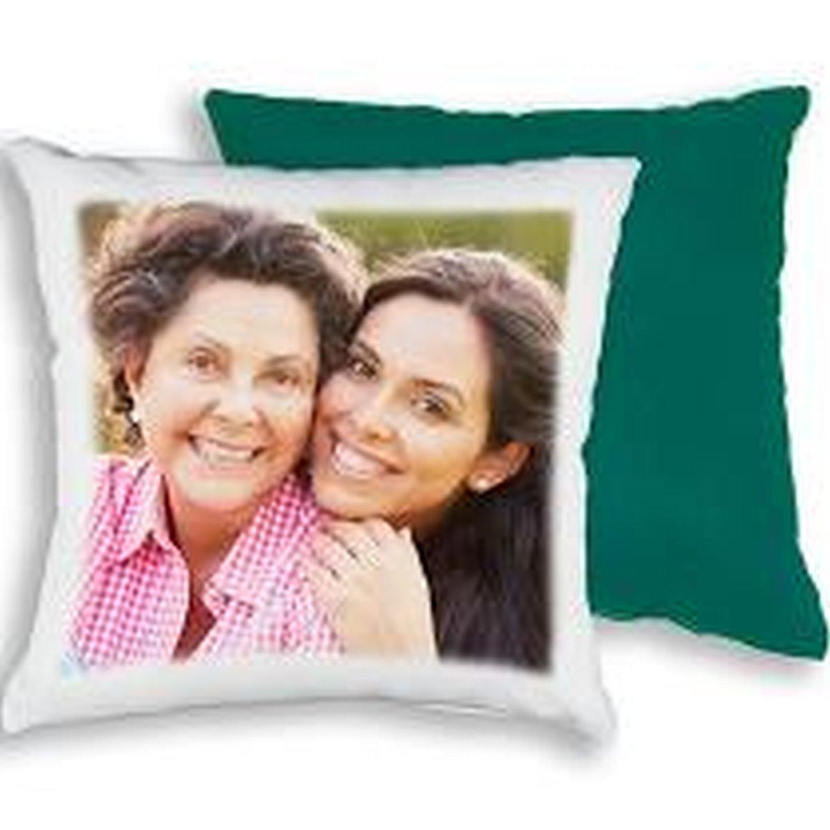 Cuscino Quadrato Con Retro Verde 40x40- Gadget Personalizzati