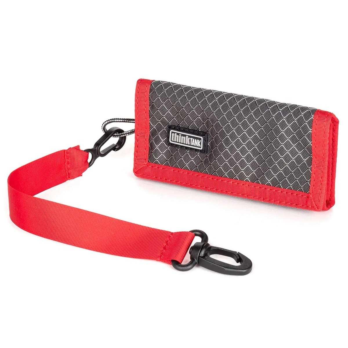 Porta Card Think Tank pee wee pixel pocket rocket red