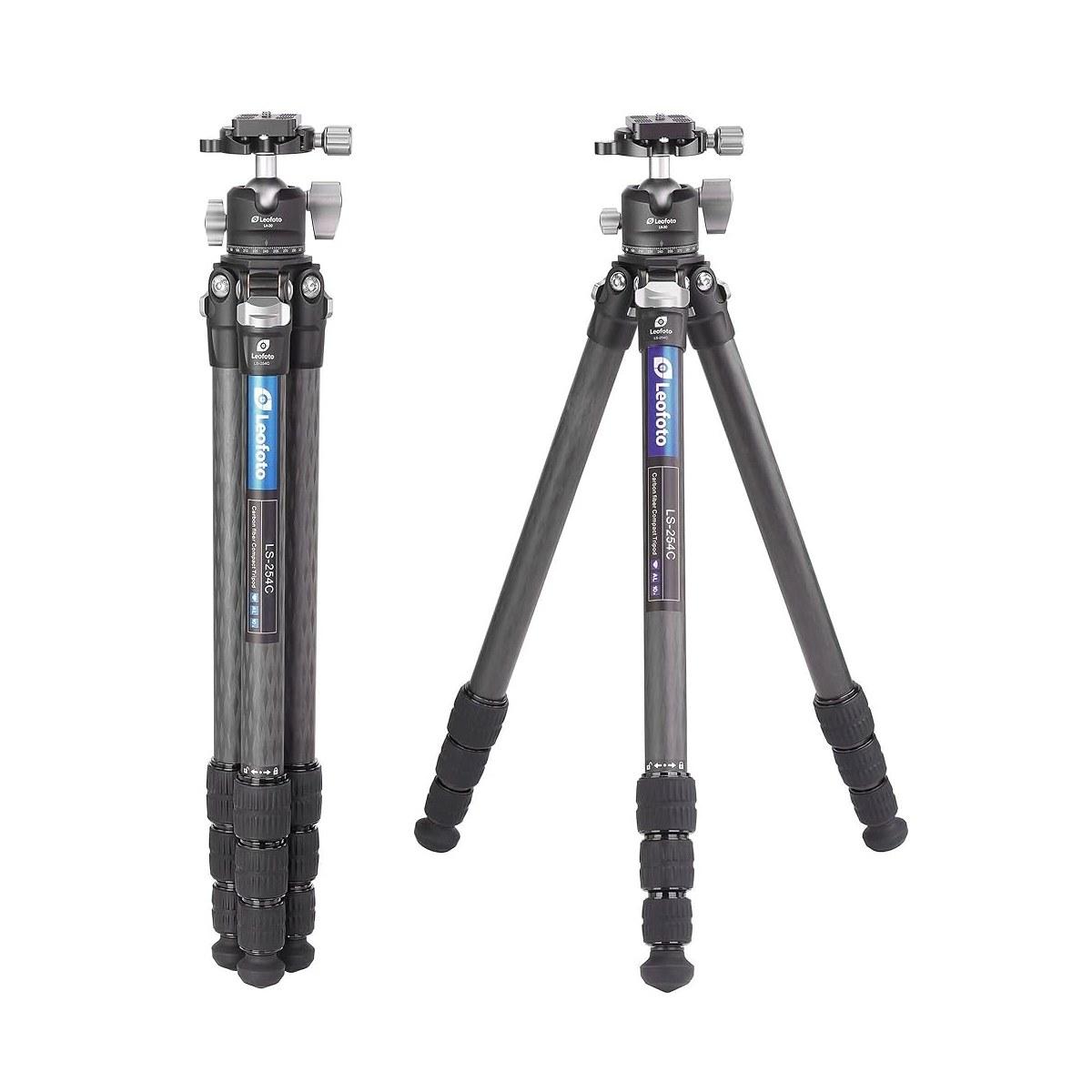 Leofoto Treppiedi in carbonio LS-254C + LH-30R+BORSA- Garanzia 10 Anni