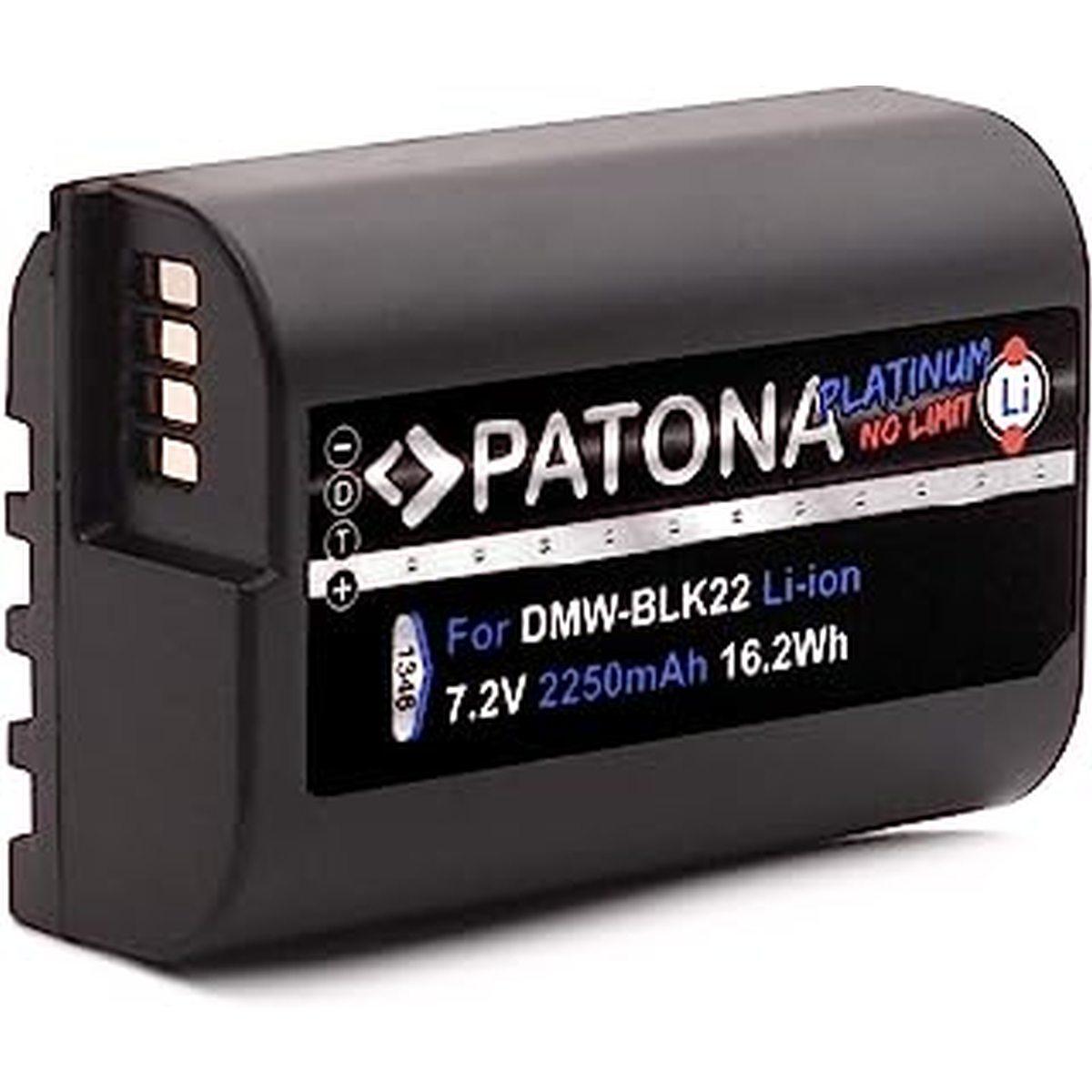 Batteria Patona Platinum no limit DMW -BLK 22 PER PANASONIC
