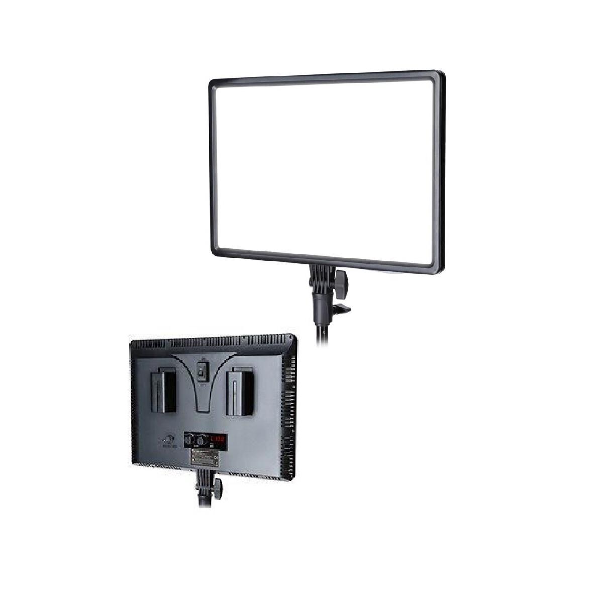 Illuminatore Led Rollei Panel Bi color Con 2 Batterie + 2 Caricabatteria + Stativo