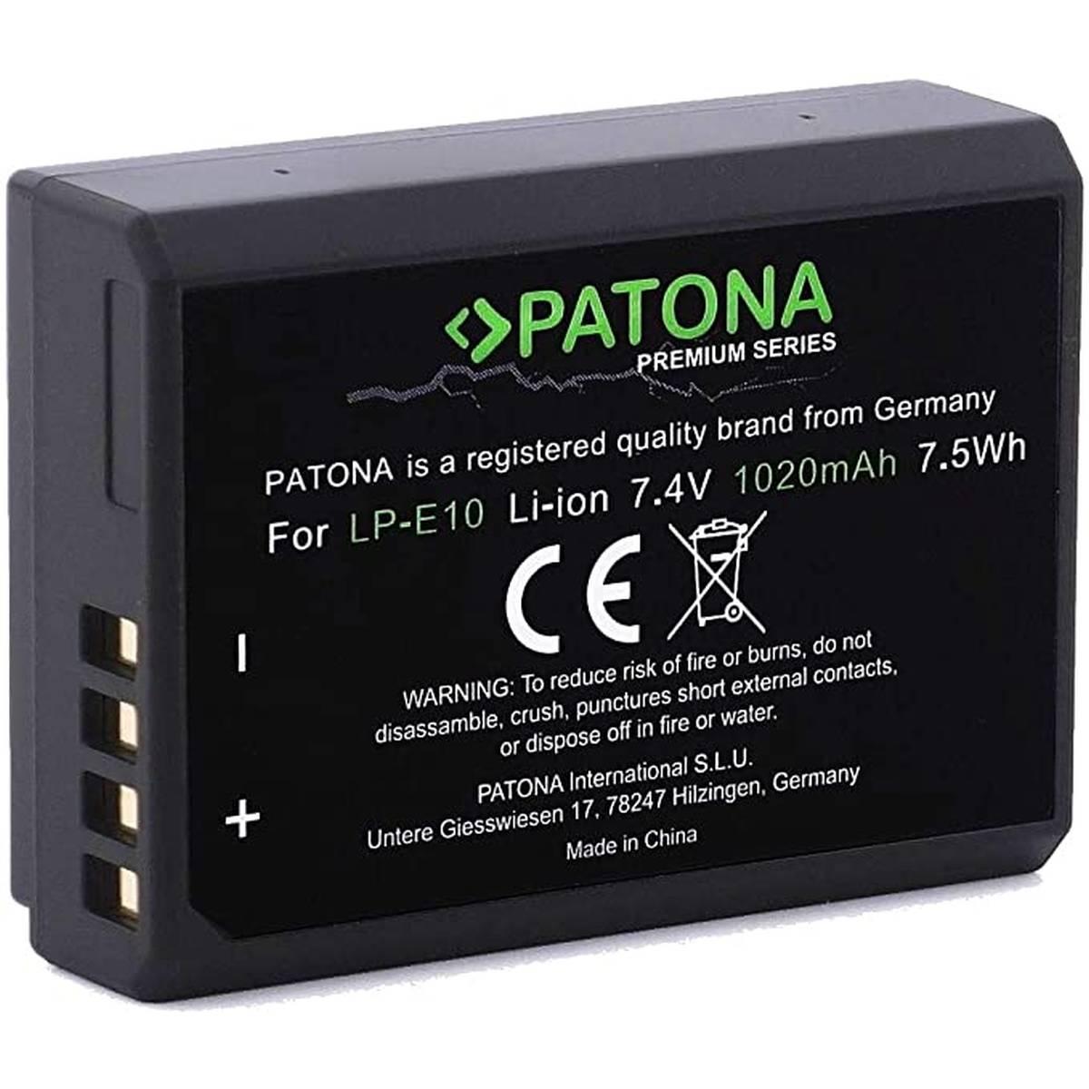 Batteria Patona per Canon Lp-E10