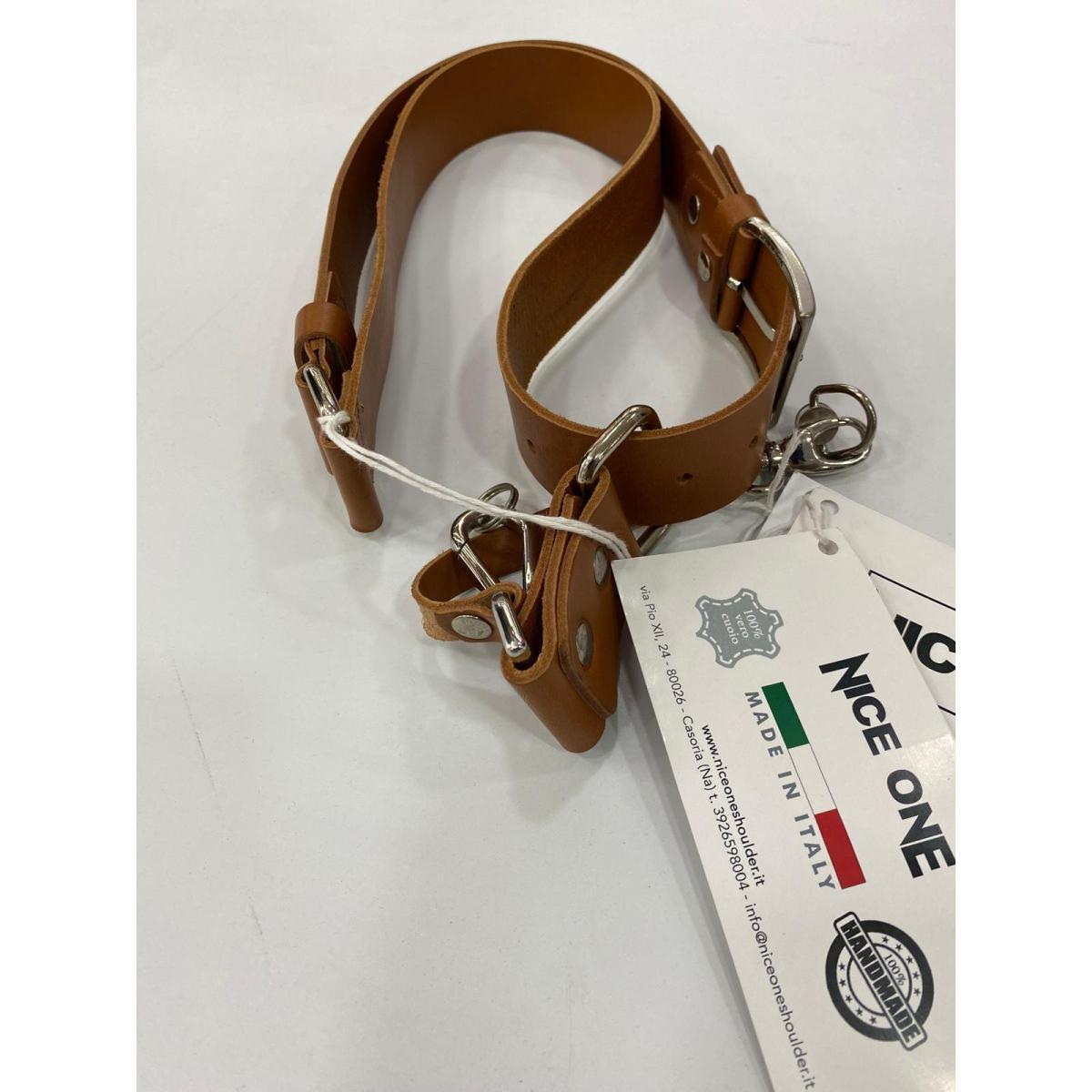 Tracolla Nice One Singola color cuoio