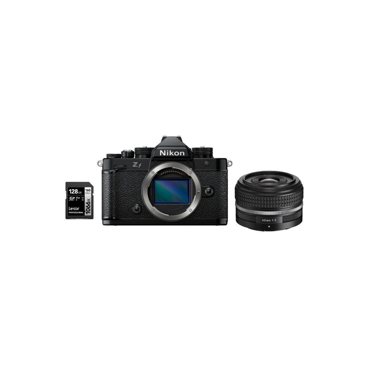 NIKON ZF Body Z f + 40mm f/2 se + Sdxc 128gb