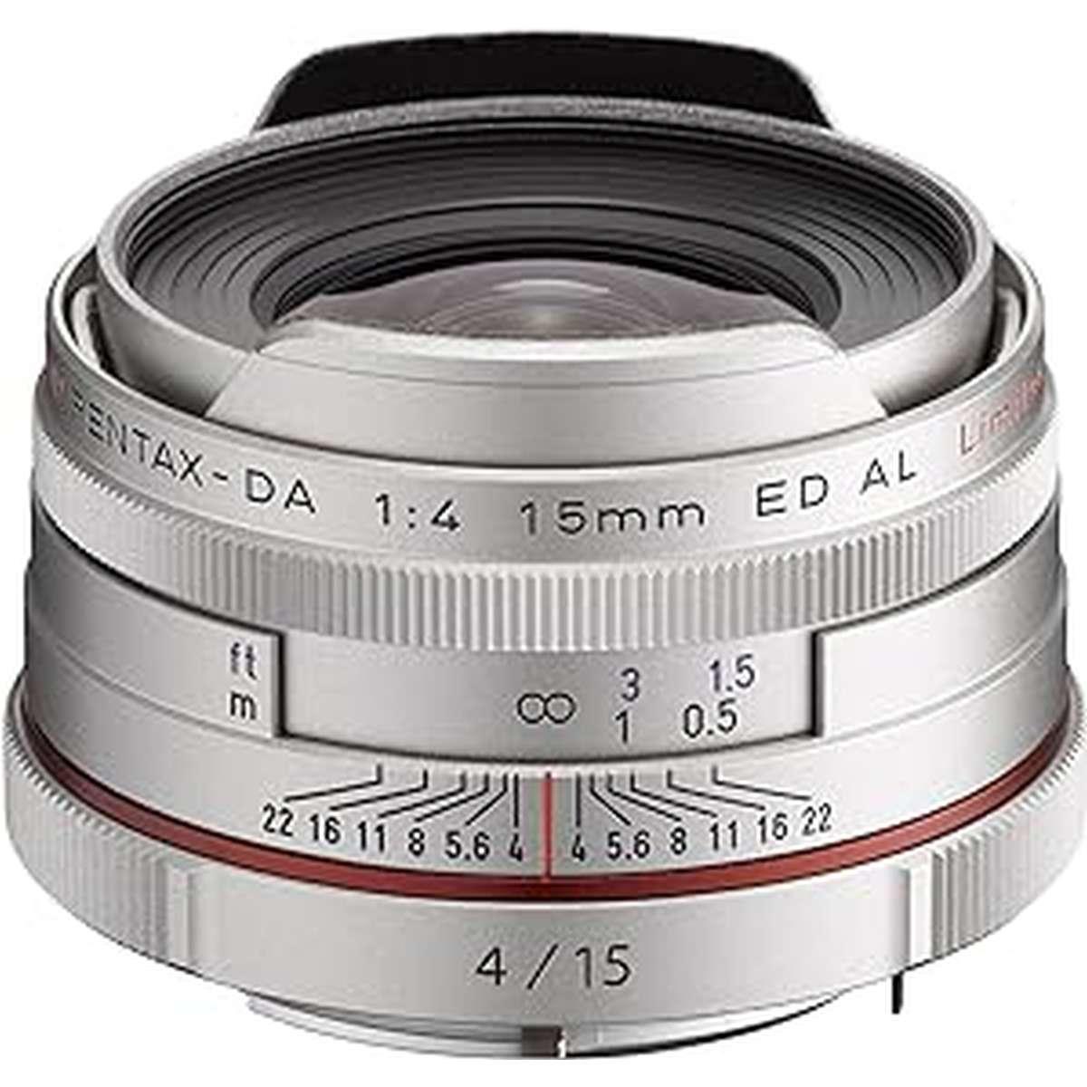 PENTAX HD DA 15mm F/4 ED AL Limited Edition Silver-Aps-c