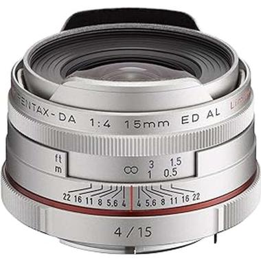 PENTAX HD DA 15mm F/4 ED AL Limited Edition Silver-Aps-c