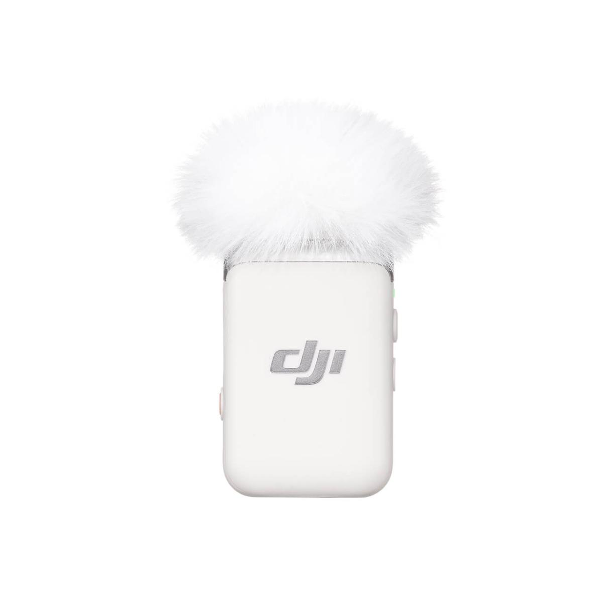 DJI Mic 2 (1 TX Pearl White) - Microfono Wireless Compatto DJI Garanzia Nital 2 Anni