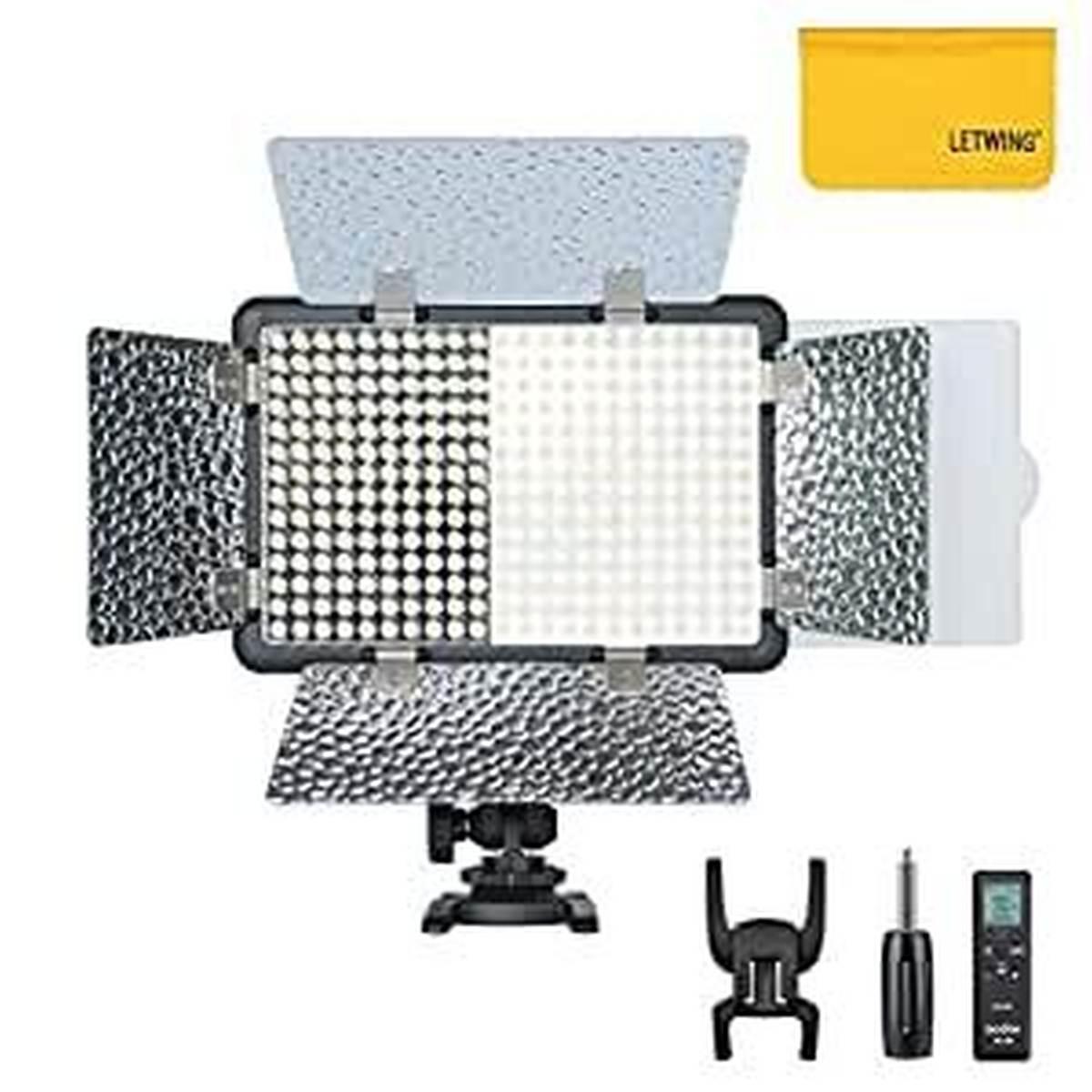 Illuminatore GODOX LED LF308BI BICOLOR 3300-5600K CON ALETTE