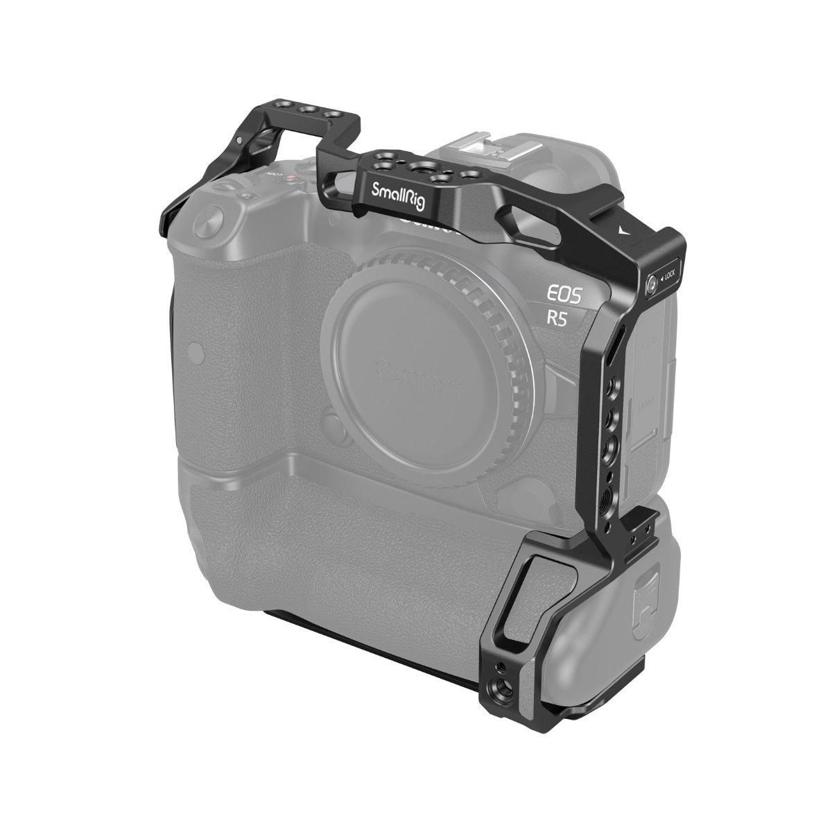 SmallRig Cage for Canon EOS R5 / R6 / R5C / R6 Mark II with BG-R10 Battery Grip 3464B