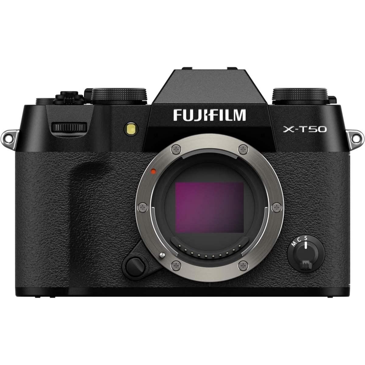 FUJIFILM X-T50 BODY BLACK - Garanzia Fujifilm Italia 2 anni