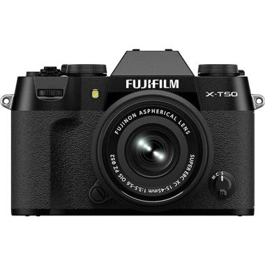 FUJIFILM X-T50 XC 15-45 BLACK - Garanzia Fujifilm Italia 2 anni