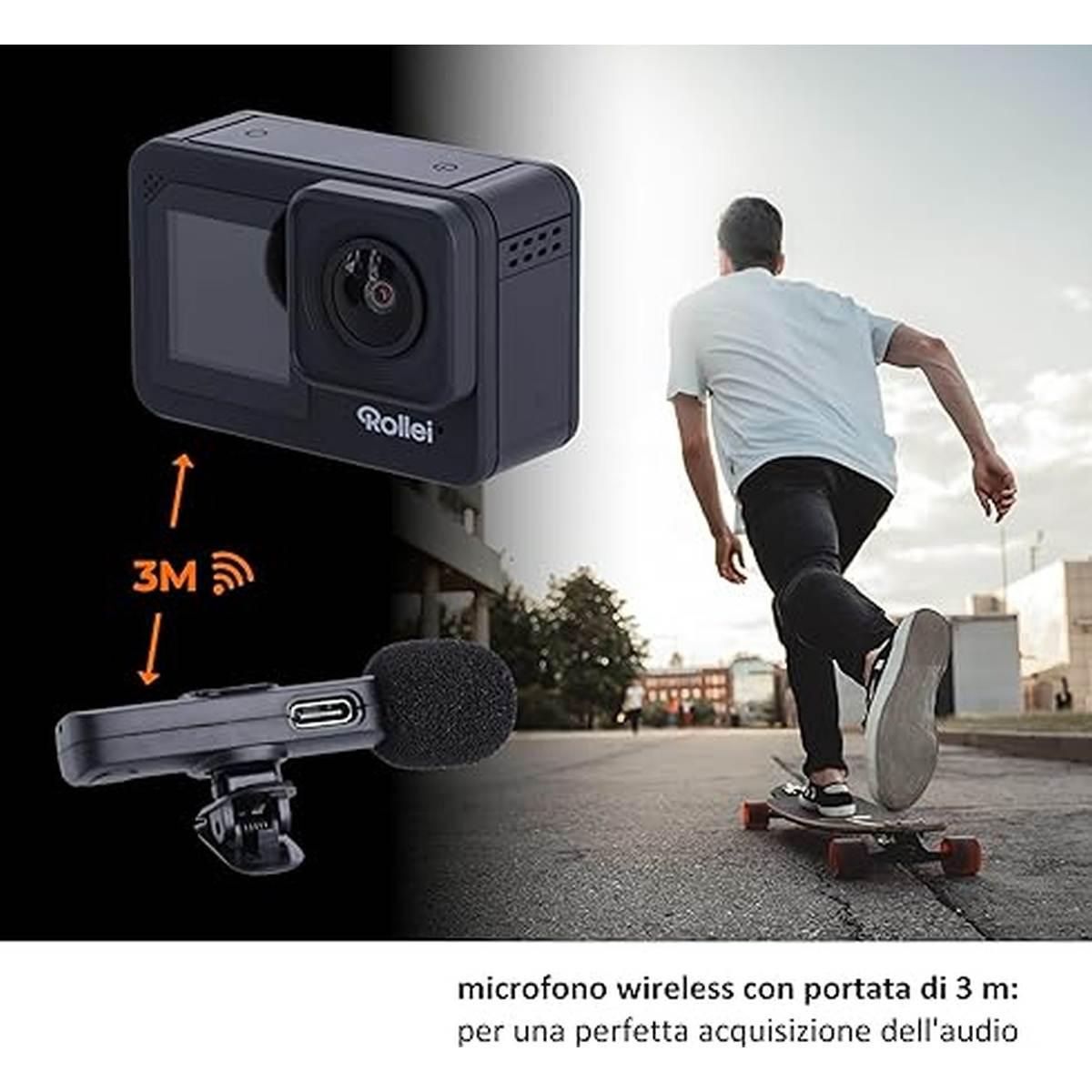 Rollei Actioncam D6Pro + card micro sd 64gb - Action Camera