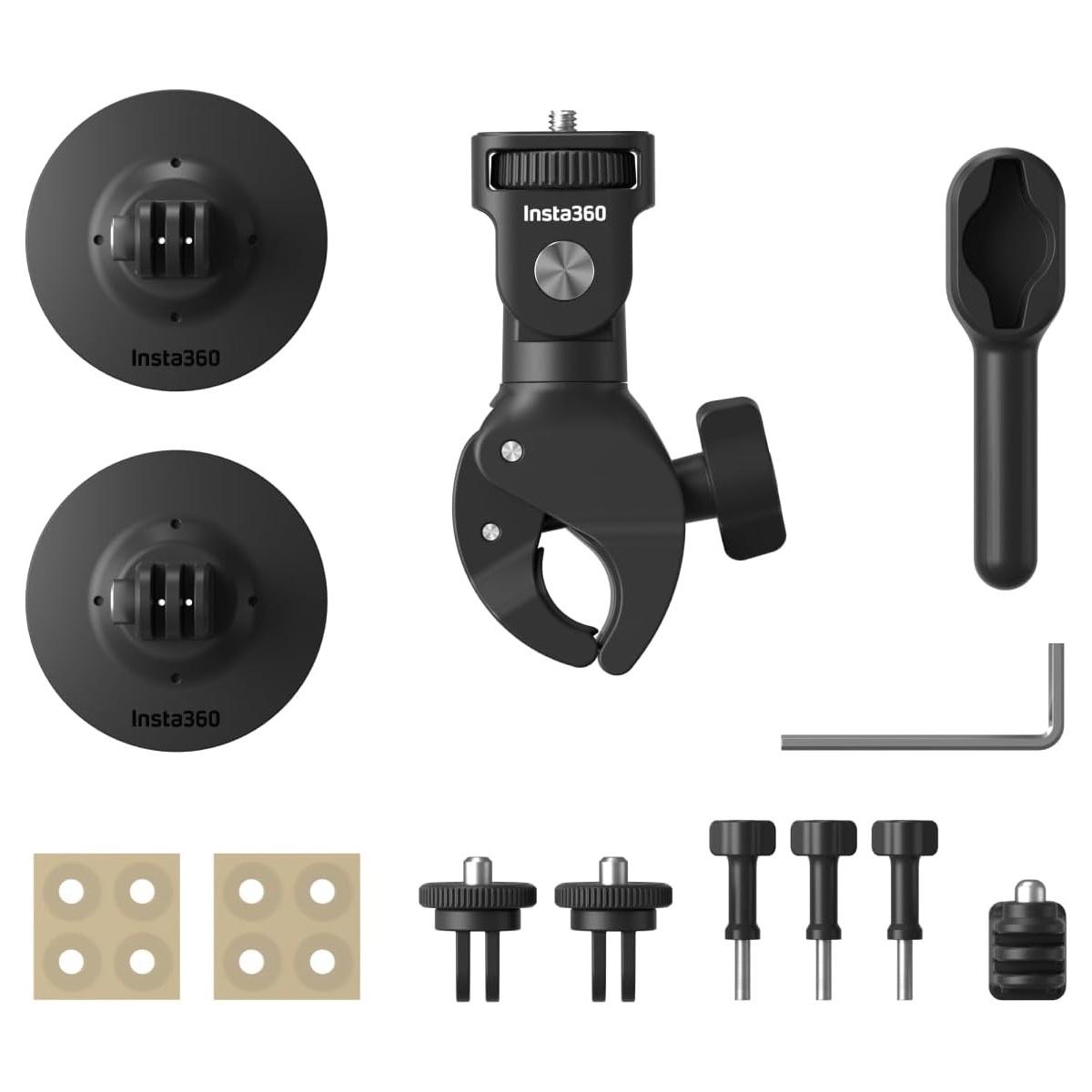 Insta360 Bundle moto compatibile con Ace Pro/Ace/GO 3/X3/ONE RS/ONE X2/ONE X - Action Camera Garanzia Nital 2 Anni