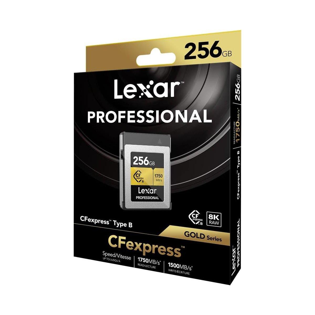 Card LEXAR CF EXPRESS Type B Gold 256 gb 1750 Mb/S