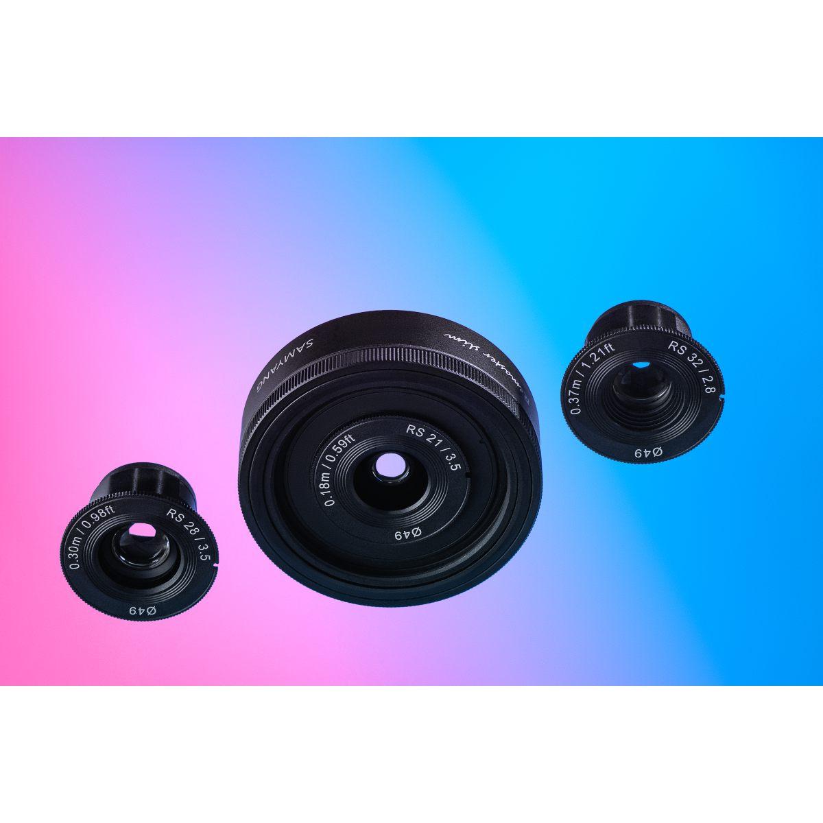 Samyang Remaster Slim- 21mm-28mm-32mm- Full Frame Sony E