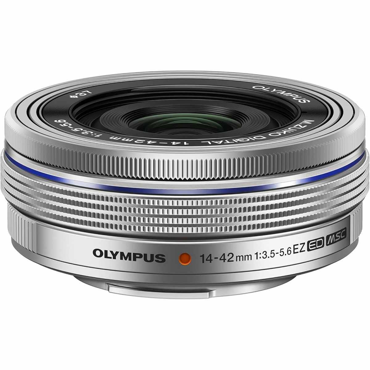 OM SYSTEM M.Zuiko Digital ED 14-42mm F3.5-5.6 EZ (pancake zoom) / EZ-M1442EZ silver