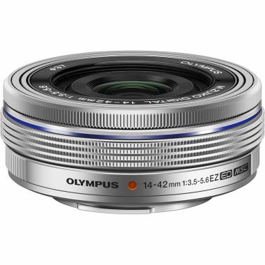 OM SYSTEM M.Zuiko Digital ED 14-42mm F3.5-5.6 EZ (pancake zoom) / EZ-M1442EZ silver
