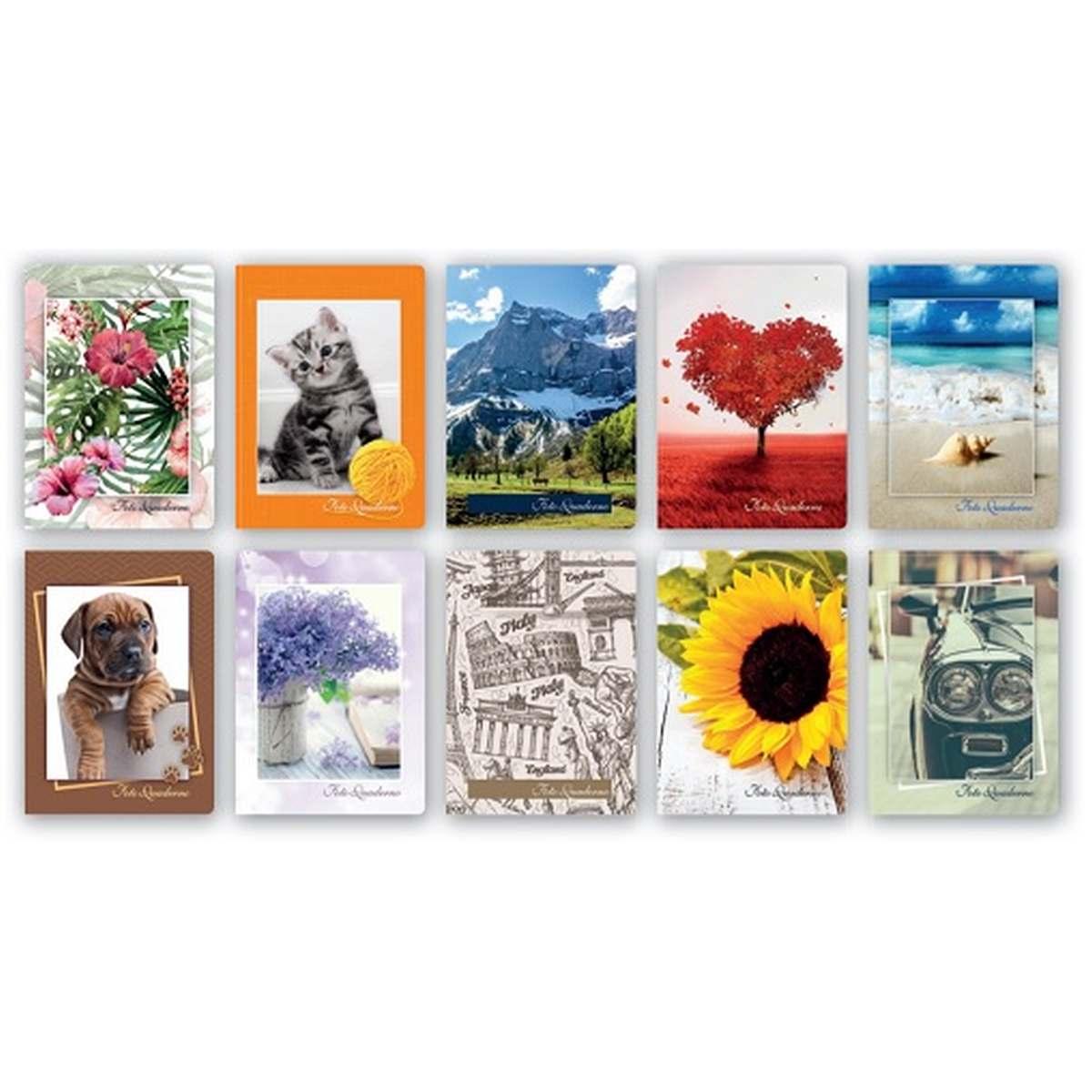 Album Foto Quaderno 15x23 40 Foto- 25 Pezzi