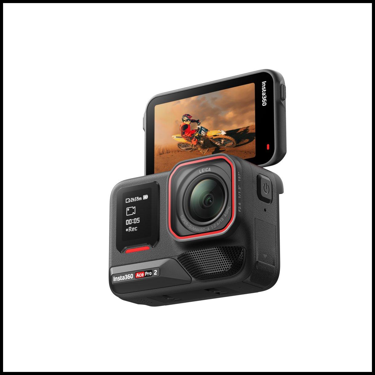 Insta360 ACE pro 2 Standalone (co-engineered with Leica) DUAL BATTERY BUNDLE - Action Camera