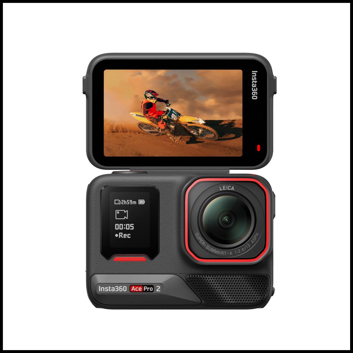 Insta360 ACE pro 2 Standalone (co-engineered with Leica) DUAL BATTERY BUNDLE - Action Camera