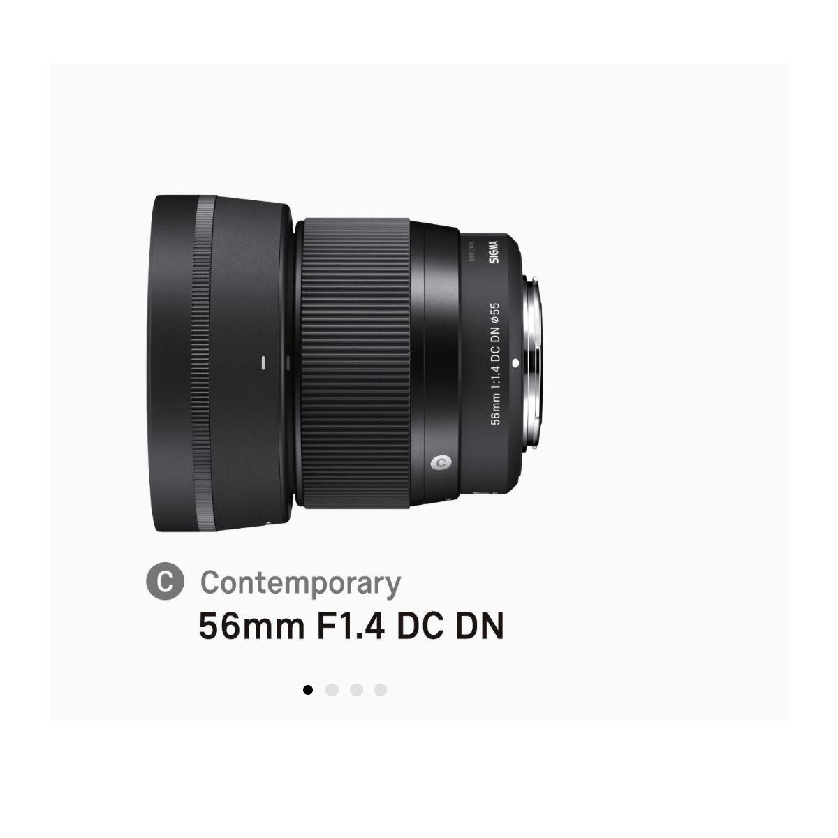 Sigma Obiettivo 56mm - F1.4 DC DN | Contemporary | CANON RF- Mount APS-C