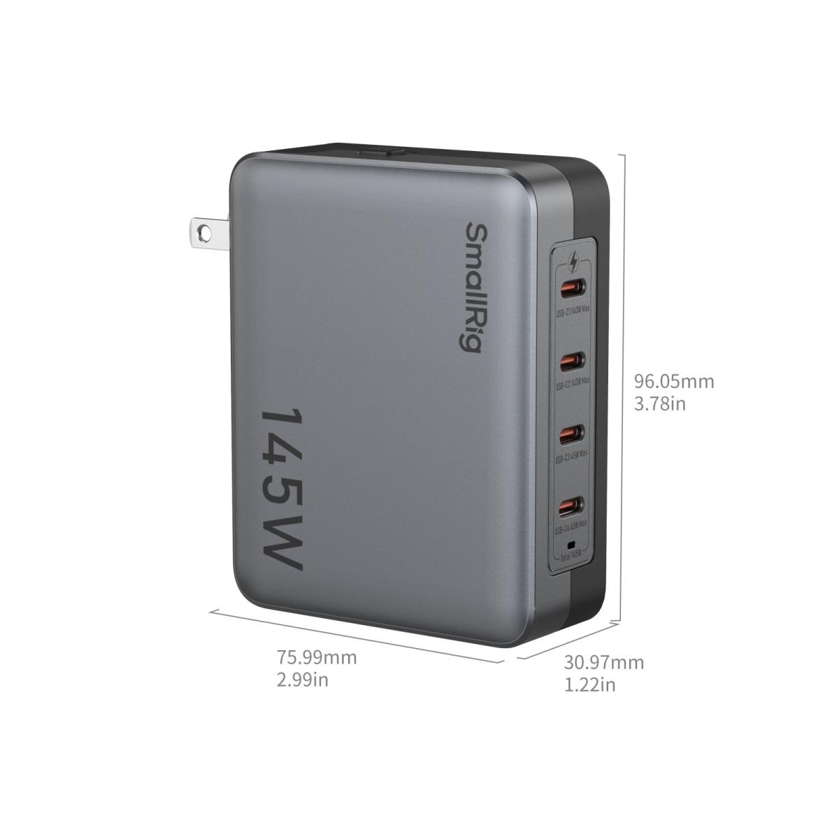 Smallrig 145w 4 port PD power adapter - 4748