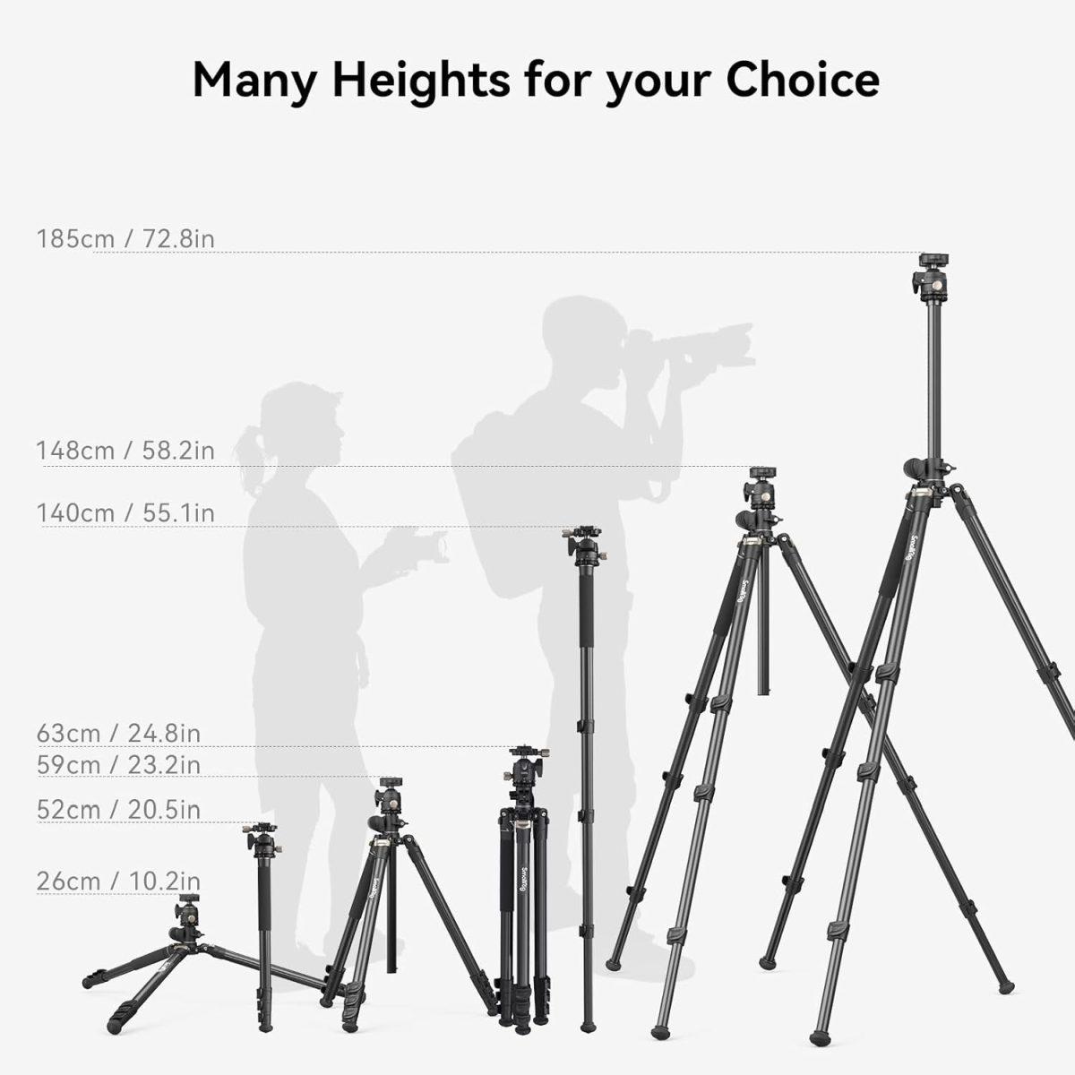 Treppiede SmallRig Lateral Center Column Tripod CT-200 - 4288 con borsa