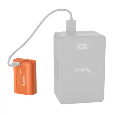 SmallRig batteria 4979 DMW-BLK22 ricaricabile per fotocamera USB-C, arancione