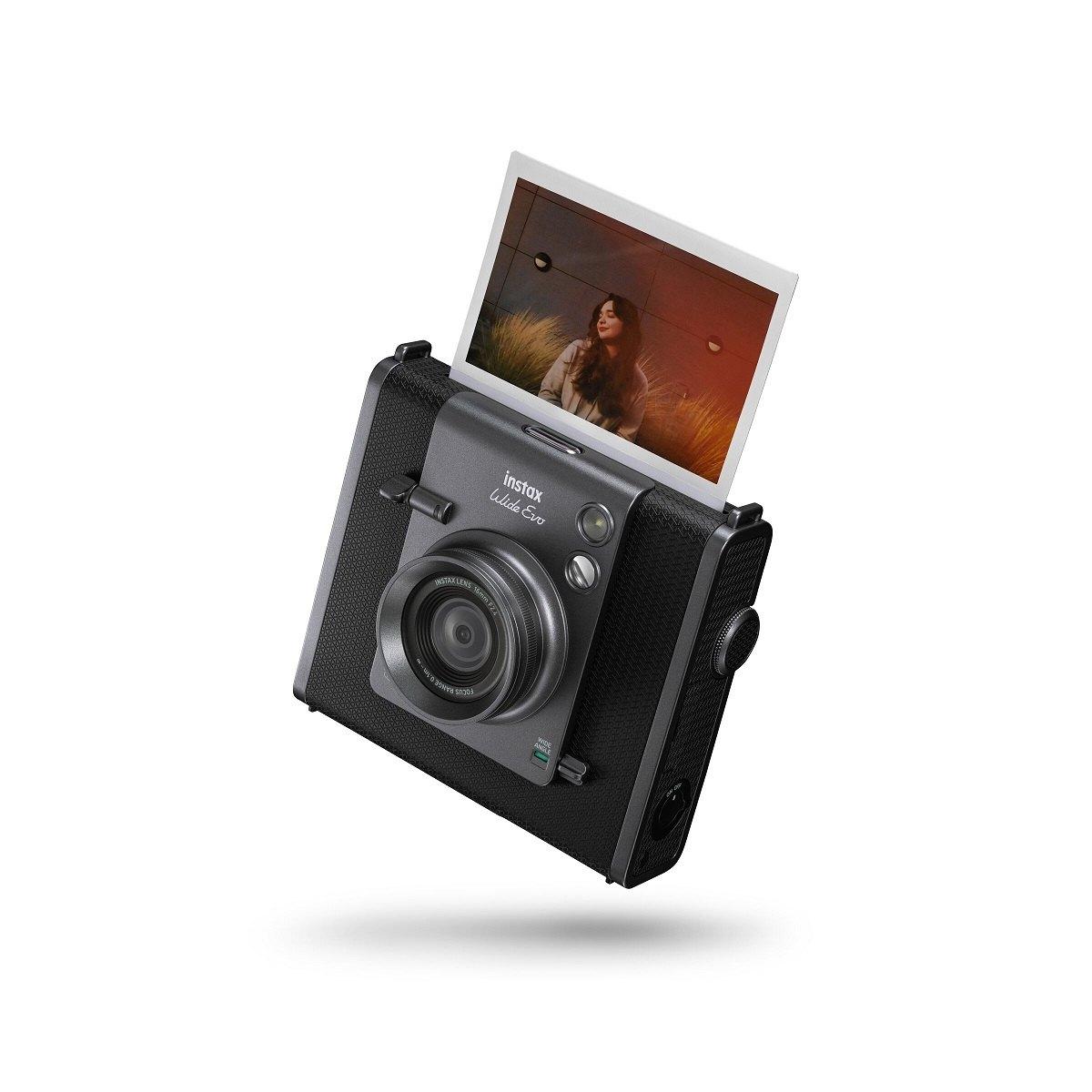 Fujifilm instax wide evo black fotocamera istantanea
