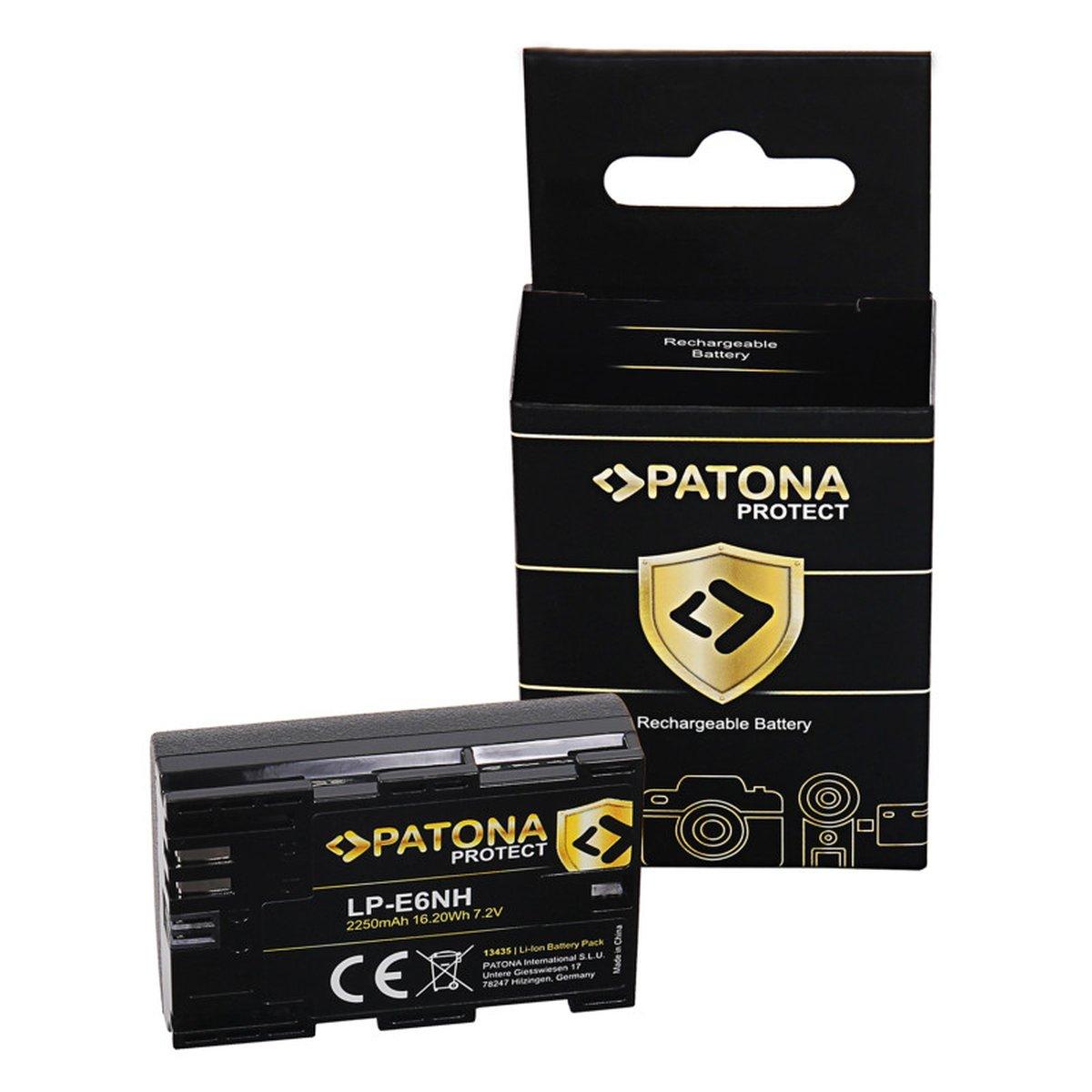 Patona protect battery lp-e6nh per canon eos r5 eos r6